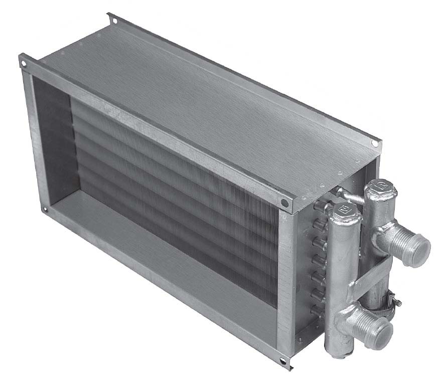 Канальный водяной нагреватель Shuft WHR 400x200-3